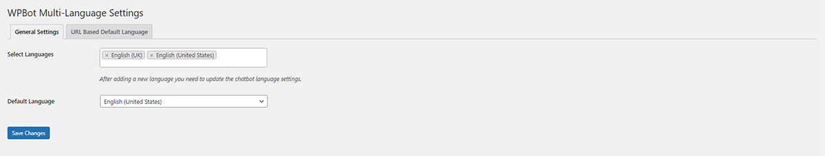 Bot Multi Language - WPBot.Pro